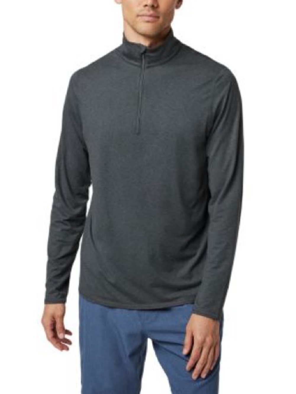 Vuori Ease Performance Half Zip Pullover Gray Mens Size X-Large